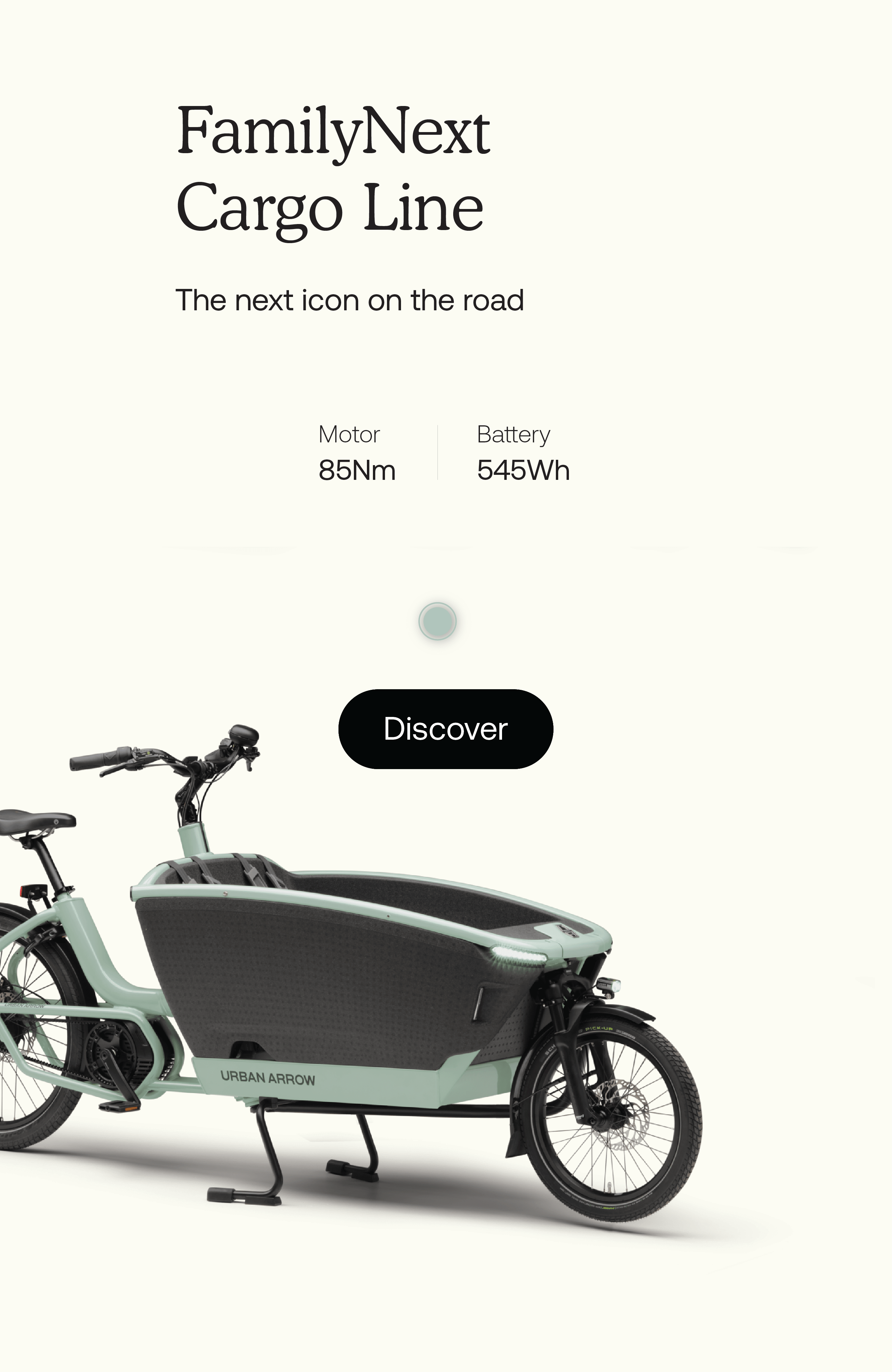 Urban Arrow FamilyNext The Ultimate Electric Cargo Bike